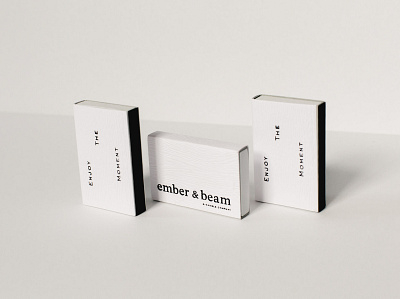 Ember and Beam Matches brand direction brand identity brand identity design branding agency branding and identity candle branding logo logo design logotype packaging packagingdesign packagingpro product design