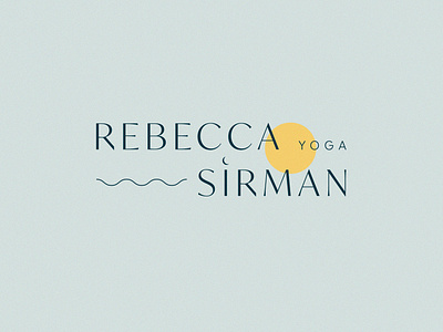 Logo design for Rebecca Sirman Yoga