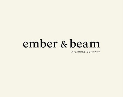 Brand design and developement for Ember & Beam brand direction brand identity branding branding agency branding and identity branding design candle brand logo design logotype packagingdesign product photography product styling typography