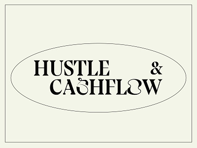 Branding for Hustle & Cashflow ad design advertising brand identity brand identity design branding branding agency branding and identity creative logo logo design logotype print design tote bag typography