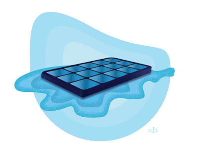 Ice, Ice, Baby 2d blues concept design flatdesign ice illustration texture vector vectorart water