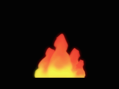 Fire 2d after effects animation fire gif illustration vector vectorart