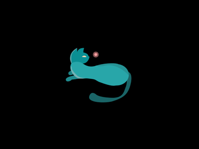 Kitty 2d animation flatdesign gif illustration vector vectorart