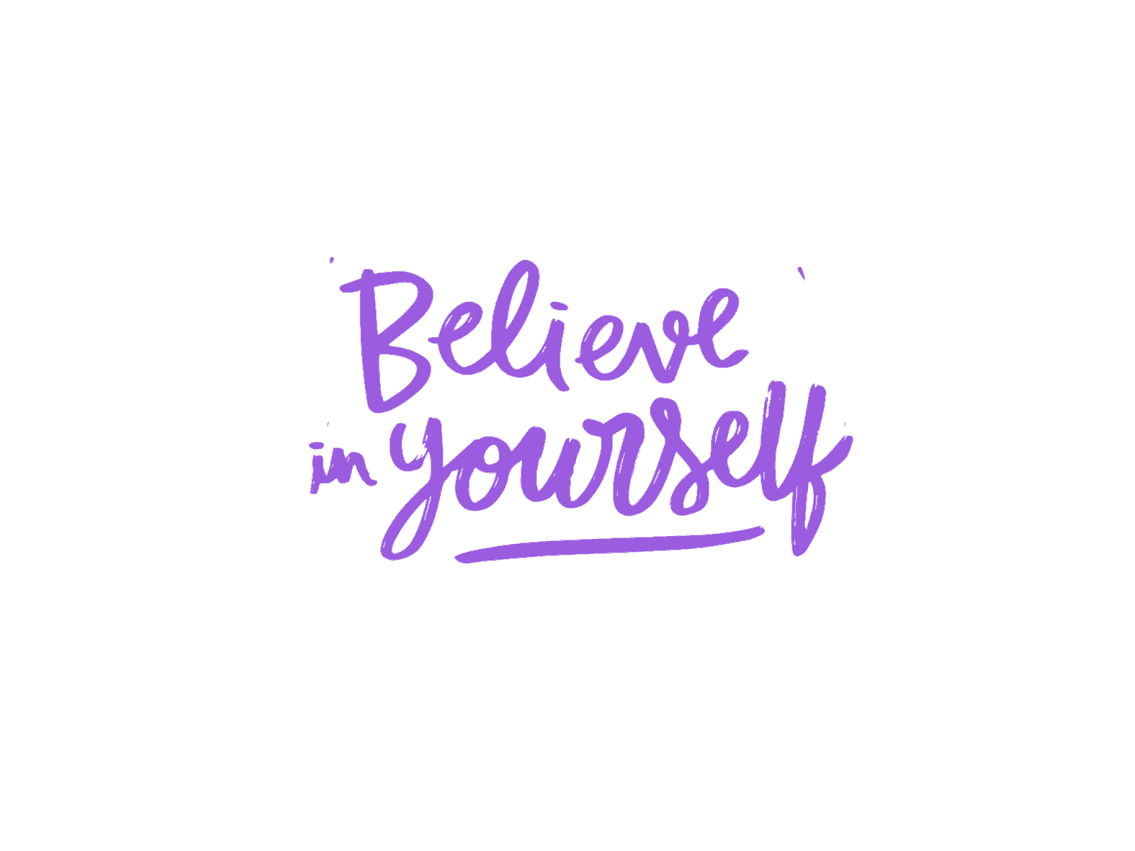 Believe in yourself ! 2d animation adobe after effects animated animated logo animation intro kiriss logo animation logo intro motion design motion graphics splashscreen