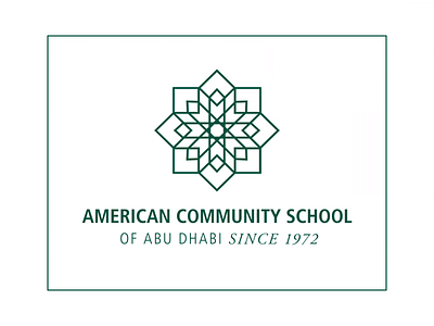 American Community School - Abu Dhabi 2d animation abu dhabi after effects animated logo animation logo animation logo intro lottie motion design motion graphics spashscreen