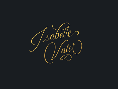 Isabelle Valot - lettering animation 2d animation animated logo flat animation isabelle valot lettering animation logo logo animation logo intro splashscreen