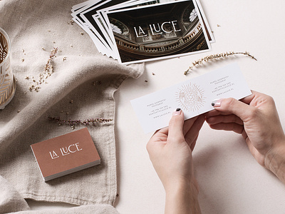 La Luce - Wedding Photography brand materials branding design identity illustration logo luxury studio typography unifikat