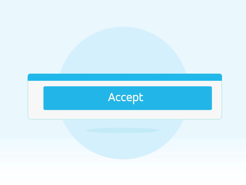 Driver Accept Message animation design icon illustration ui vector