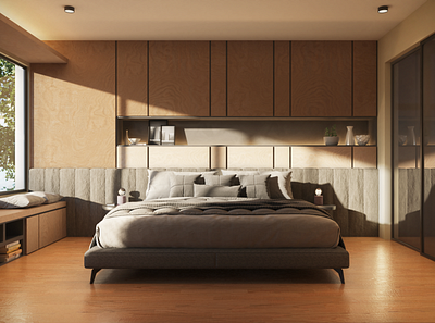 Contemporary bedroom 3d 3dart 3dsmax 3dvisualization architecture archviz bedroom cgi design render v ray visualization