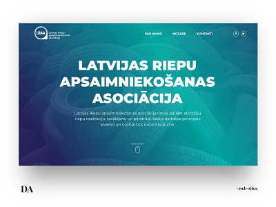 Website redesign of the LATVIAN TIRE MANAGEMENT ASSOCIATION