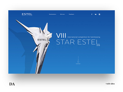 Responsive design for the contest Star ESTEL 2016 adobe photoshop animation design mobile design principle sketch sketch app ui ui design ux web web mobile design web design webdesign