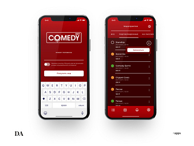 Design app for "Comedy day" animation appdesign design ios mobile design principle sketch sketch app ui ui design ux