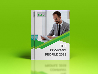 Company Profile 2 Green Color banner ads branding brochure business card flyer graphics design letterhead logo logo design real estate roll up banner stationery