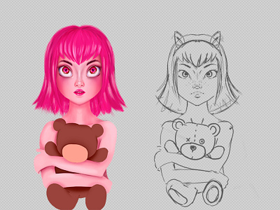 WIP - Annie drawing ( League of Legends )