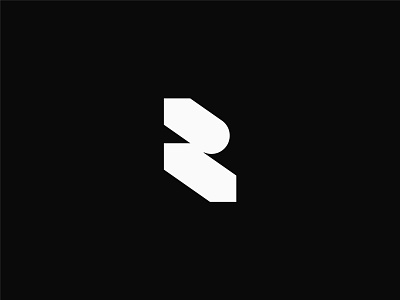 Reawote logo architect architectural blue brand branding czech dark blue geometric geometry identity logo logotype minimal prague