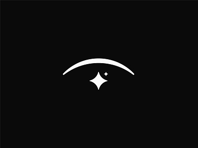 Night Pearl logo brand branding czech dark eye graphic design hunter logo night pearl prague star vision wild wildeness