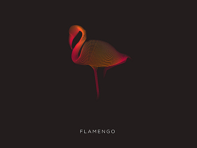 FLAMENGO adobe animals art artwork bird colors design illustrator line photoshop studio vector
