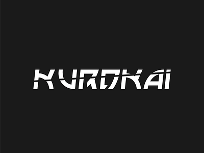 LOGO // KUROKAI adobe artist cyberpunk design dj edm japan logo studio vector