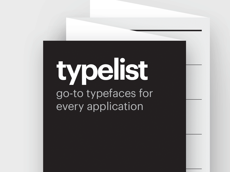 typelist brochure fonts list poster sans serif serif type typeface typography