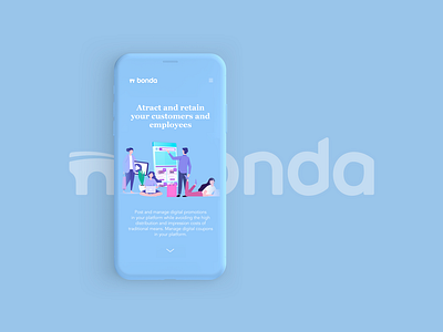 Responsive Landing Page for Bonda™