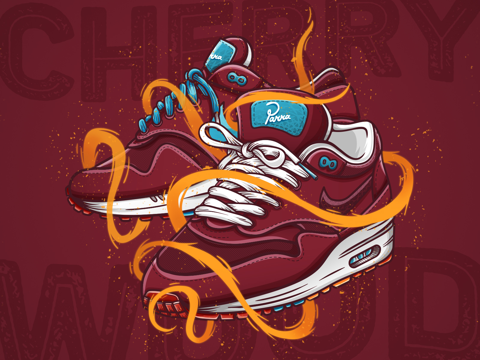 Nike Air Max 1 Cherrywood by Luis Ruiz on Dribbble