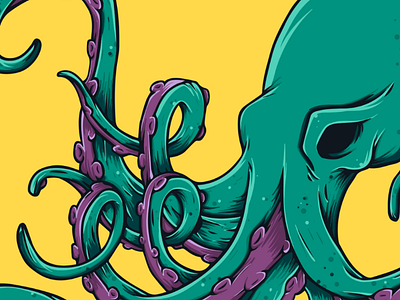 Octopus Illustration art color design illustration vector
