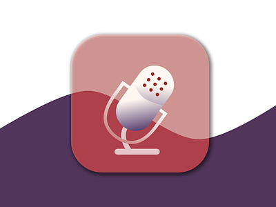 Podcast Icon appicon dailyui005 podcast