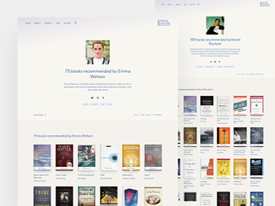 Good Books — profile pages 📚 beige book books bookshop bookstore brand identity clean clean ui database figma landing page minimal minimalism minimalist simple web design webflow