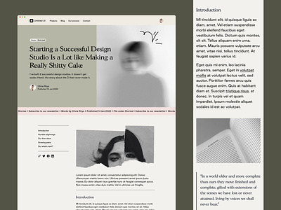 Blog post — Untitled UI article blog blog post clean ui daily ui design system editorial fashion figma minimal minimalism simple split screen typography warm web design webflow