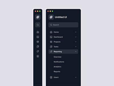 Sidebar navigation — Untitled UI by Jordan Hughes® on Dribbble