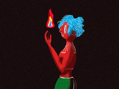 Flame girl