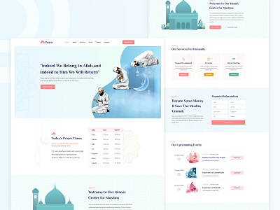 Peace - Islamic Website Design