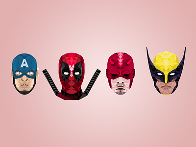 Low Poly Marvel Avatars by Adib Izuddin Ash'ari on Dribbble