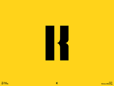 36 Days of Type : K 36daysoftype brand identity branding dailylogochallenge design k k logo logo logodesign