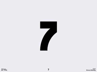 36 Days of Type : 7