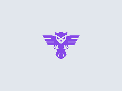Owl Logomark bird brand identity gaming mascot owl