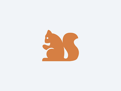 Squirrel Logomark animal logo mascot squirrel