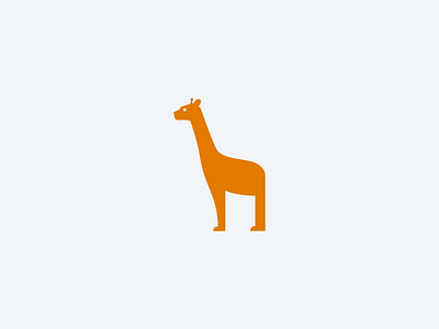 Giraffe Logomark animal giraffe logo mascot safari