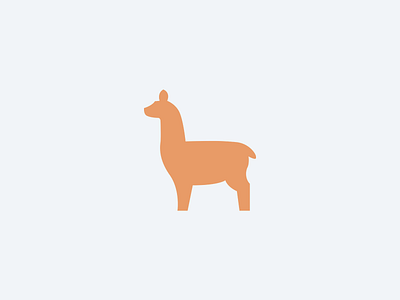 Llama Logomark animal llama logo mascot