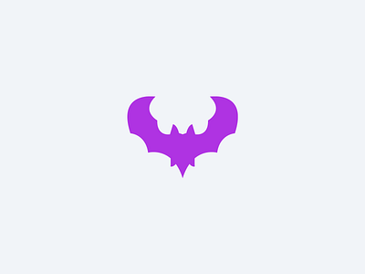 Bat Logomark animal bat logo mascot nocturnal