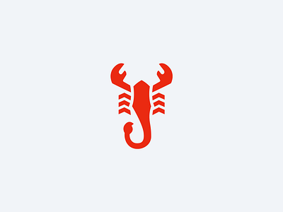 Scorpion Logomark animal logo mascot scorpio scorpion