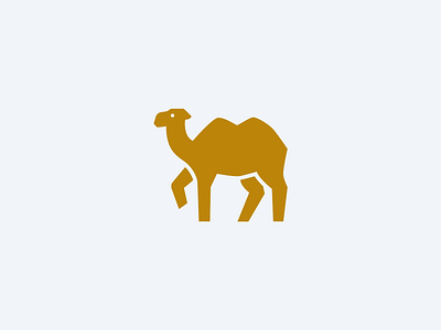 Camel Logomark animal camel desert logo mascot