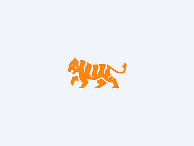 Tiger Logomark animal logo mascot tiger wild