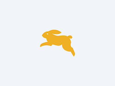 Rabbit Logomark animal bunny logo mascot pet rabbit