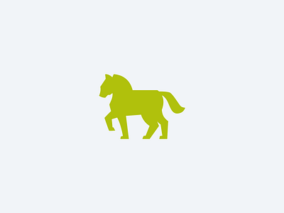 Horse Logomark animal equine horse logo mascot