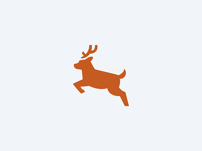 Deer Logomark animal deer logo mascot roe stag