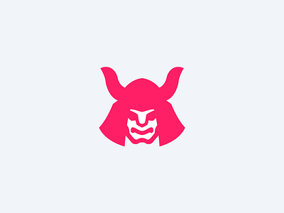 Samurai Logomark gaming logo mascot ninja ronin samurai