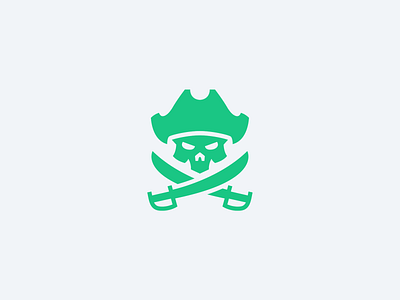 Pirate Skull Logomark esport gaming logo mascot pirate pirate skull skull