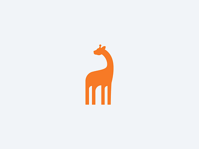 Giraffe Logomark animal giraffe logo mascot safari