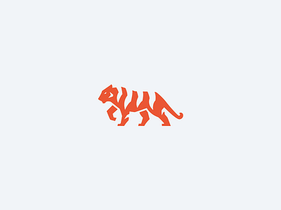 Tiger Logomark animal logo mascot tiger wild